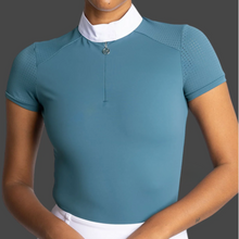 Load image into Gallery viewer, Maximilian Equestrian  Air Short Sleeve Shirt - Teal
