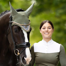 Load image into Gallery viewer, Equestrian Stockholm Ear Bonnet - Striking Valley
