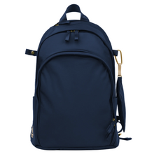 Load image into Gallery viewer, Veltri Delaire Backpack - Dark Navy/Gold
