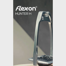 Load and play video in Gallery viewer, Flex-On Hunter H Stirrups - Silver Grey
