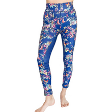 Load image into Gallery viewer, Pony Macaroni Blue Floral Kids Breeches
