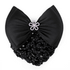 QHP Classy Hair Bow - Black