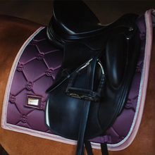 Load image into Gallery viewer, Equestrian Stockholm Dressage Saddle Pad - Orchid Bloom
