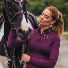 Load image into Gallery viewer, Equestrian Stockholm Champion Top - Purple
