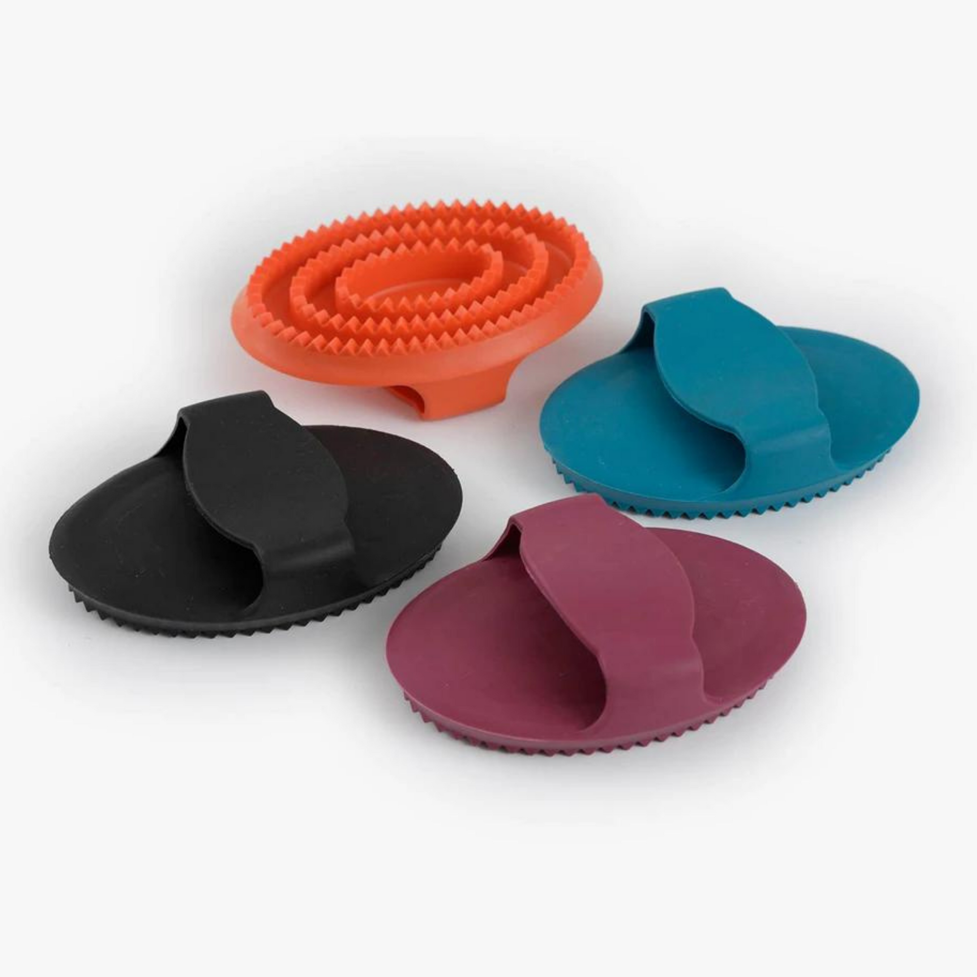 Premier Equine Rubber Curry Comb - Fuschia