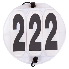 Load image into Gallery viewer, BR Equestrian Number Holder - Round White
