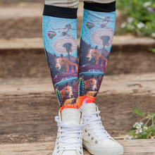 Load image into Gallery viewer, Dreamers &amp; Schemers Pair &amp; a Spare Boot Socks - Hay Girl
