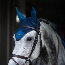Load image into Gallery viewer, Equestrian Stockholm Ear Bonnet - Monaco Blue No Boundaries
