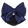 QHP Grace Hair Bow - Navy