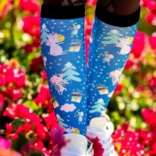 Load image into Gallery viewer, Dreamers &amp; Schemers Boot Socks - Sleigh My Name
