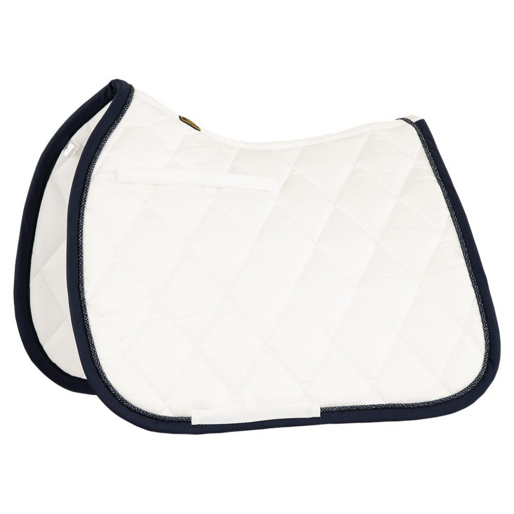 BR Equestrian Event CoolDry GP Saddle Pad - Nautical White
