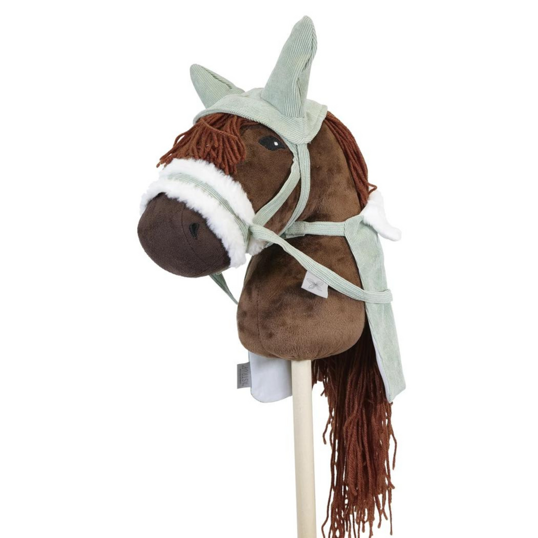Astrup Hobby Horse Bonnet, Halter & Blanket - Dusty Green