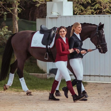 Load image into Gallery viewer, Equestrian Stockholm Socks - Bordeaux

