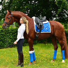 Load image into Gallery viewer, Equestrian Stockholm Dressage Pad - Sapphire
