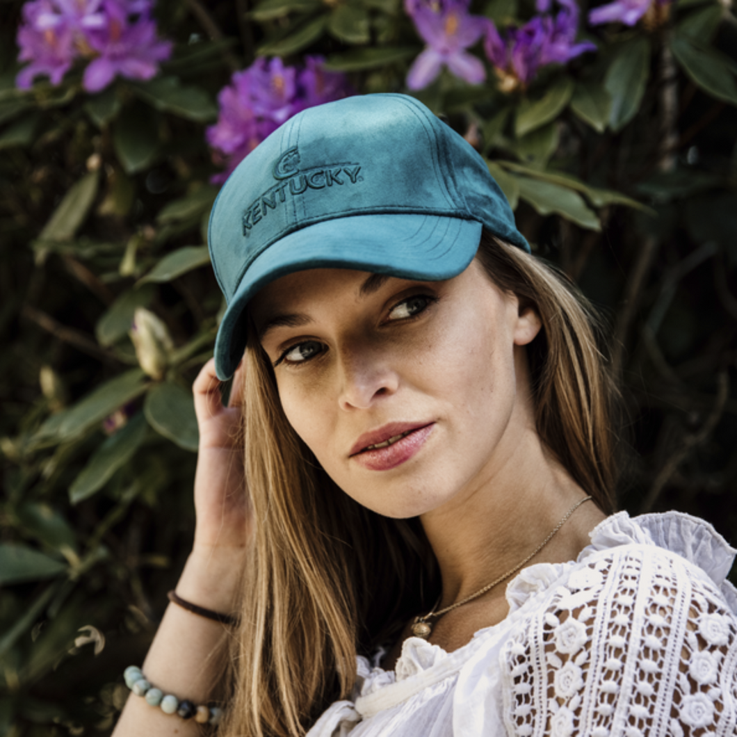 Kentucky Velvet Baseball Cap - Emerald