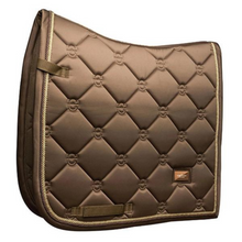 Load image into Gallery viewer, Equestrian Stockholm Dressage Saddle Pad - Champagne
