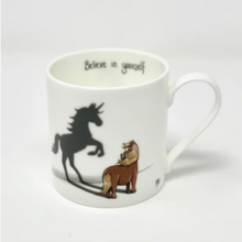 Load image into Gallery viewer, Emily Cole Fine Bone China Mugs - Believe In Yourself
