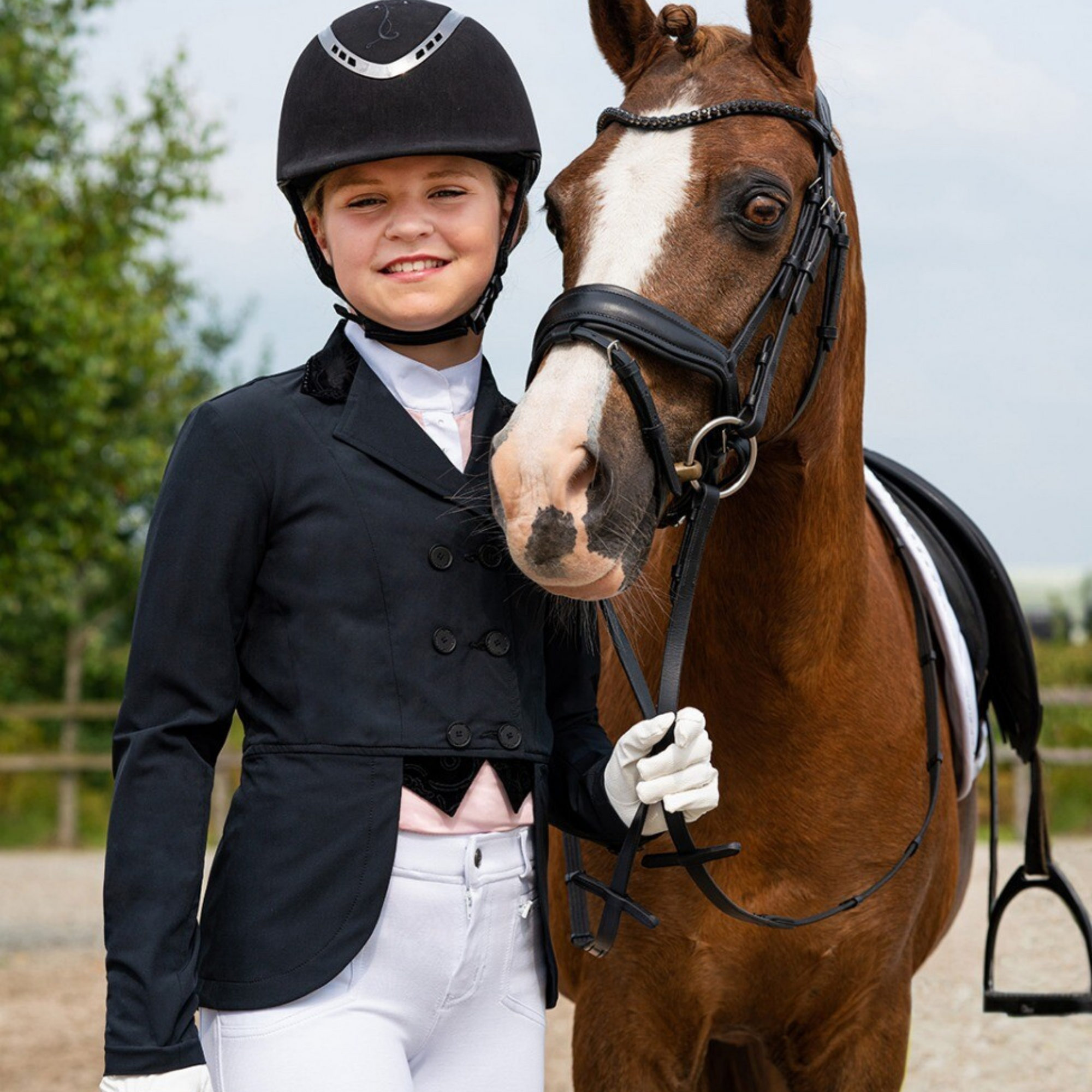 QHP Dehlia Short Tail Coat - Kids