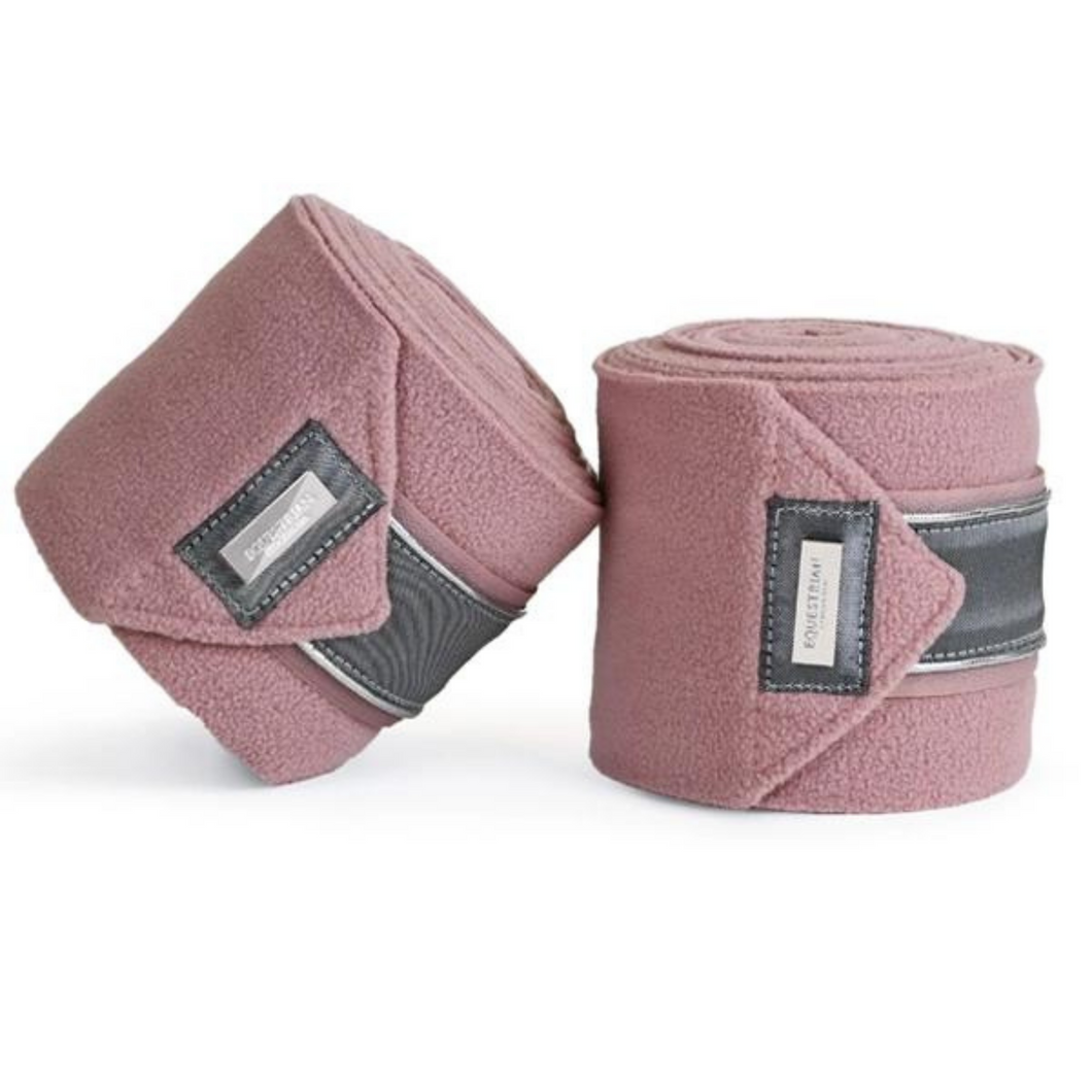 Equestrian Stockholm Bandages - Pink Crystal