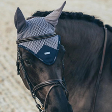 Load image into Gallery viewer, Equestrian Stockholm Ear Bonnet - Sportive Blue Ash
