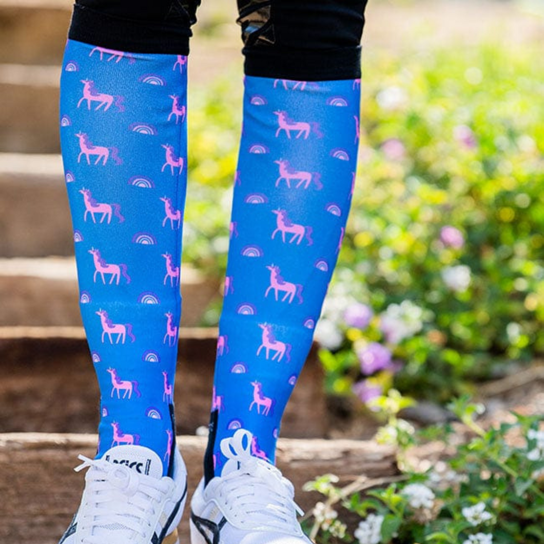 Dreamers & Schemers Pair & a Spare Boot Socks - Unicorny