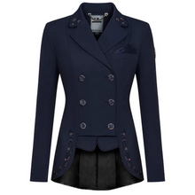 Load image into Gallery viewer, Fair Play Lexim Chic Short Tail Coat - Navy/Rose Gold
