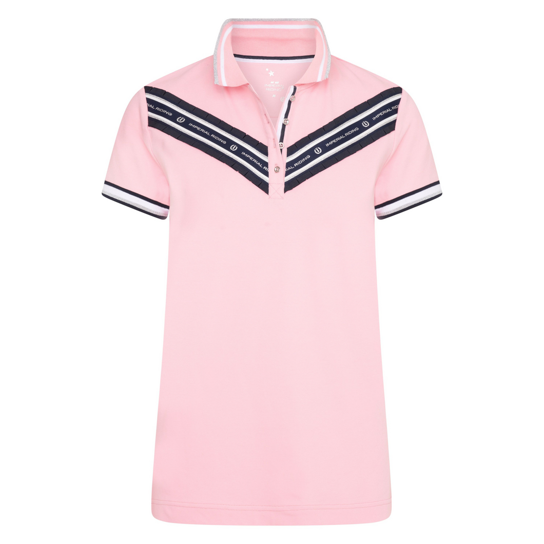 Imperial Riding Love Polo Shirt - Powder Pink