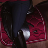 Equestrian Stockholm Dressage Pad - Bordeaux