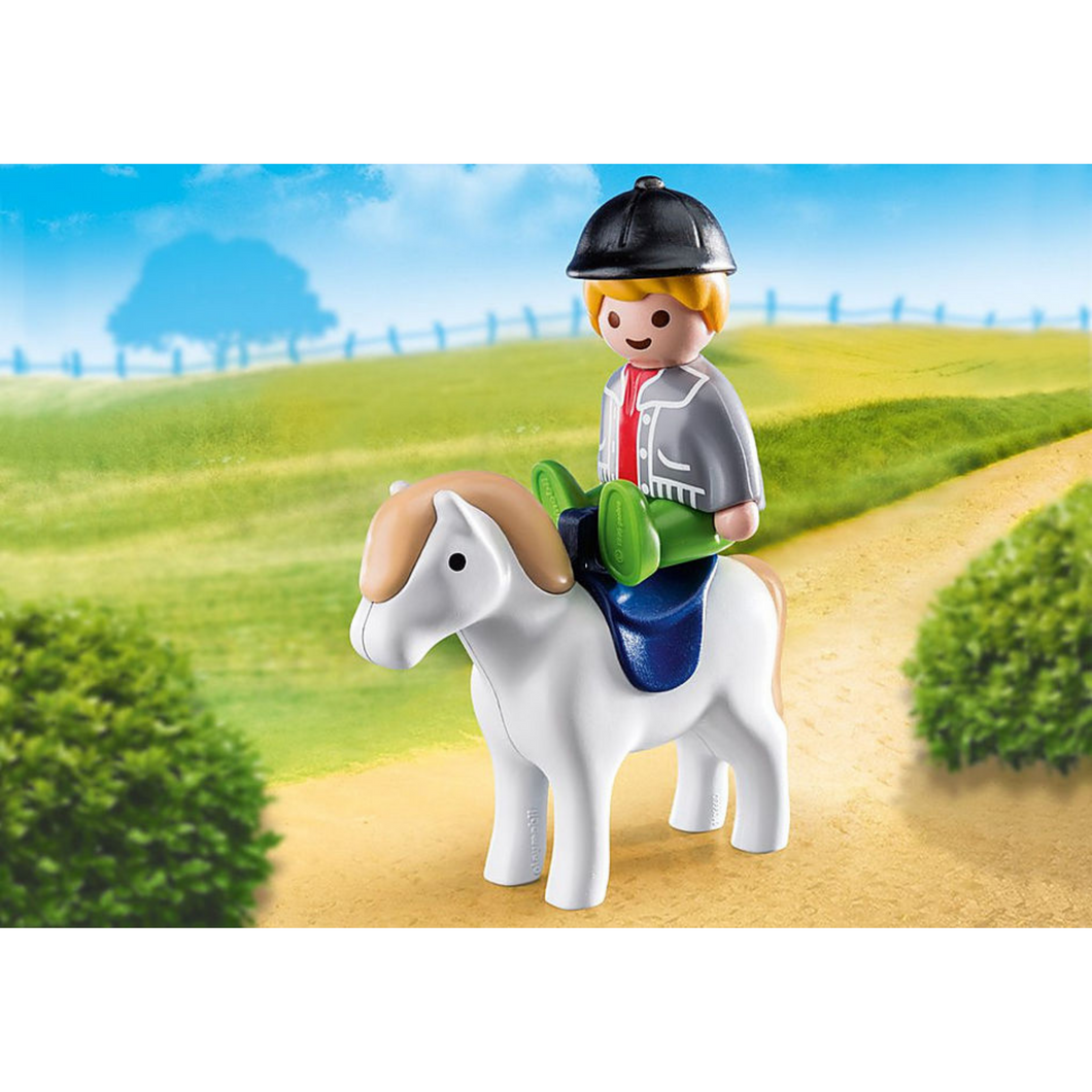 Playmobil Boy with Pony