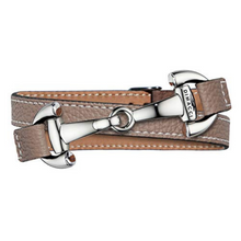 Load image into Gallery viewer, Dimacci Ascot Bracelet - Taupe / Stainless Steel
