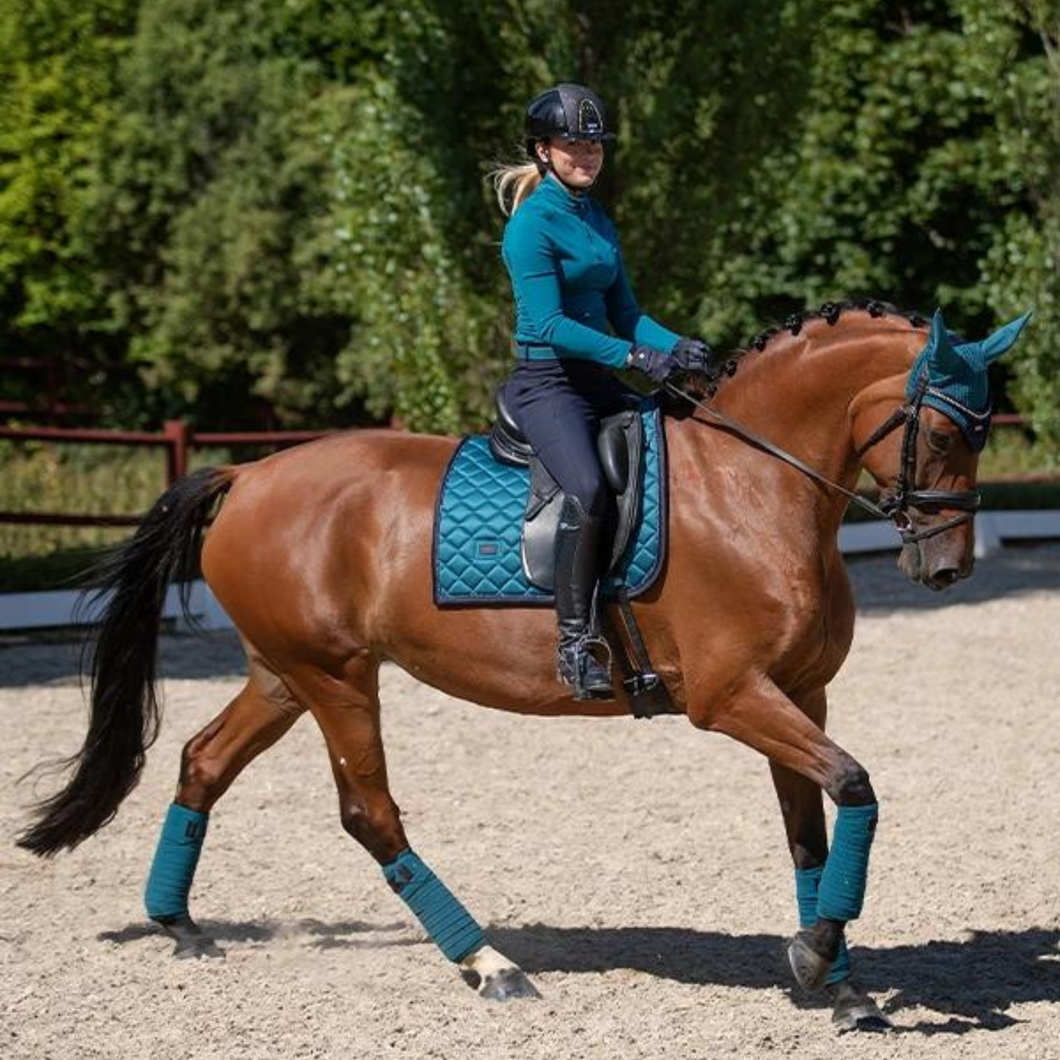 Equestrian Stockholm Dressage Pad - Aurora Blues