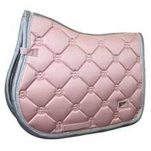 Load image into Gallery viewer, Equestrian Stockholm Jump Saddle Pad - Pink Crystal
