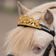 Load image into Gallery viewer, QHP Browband Crown - Gold
