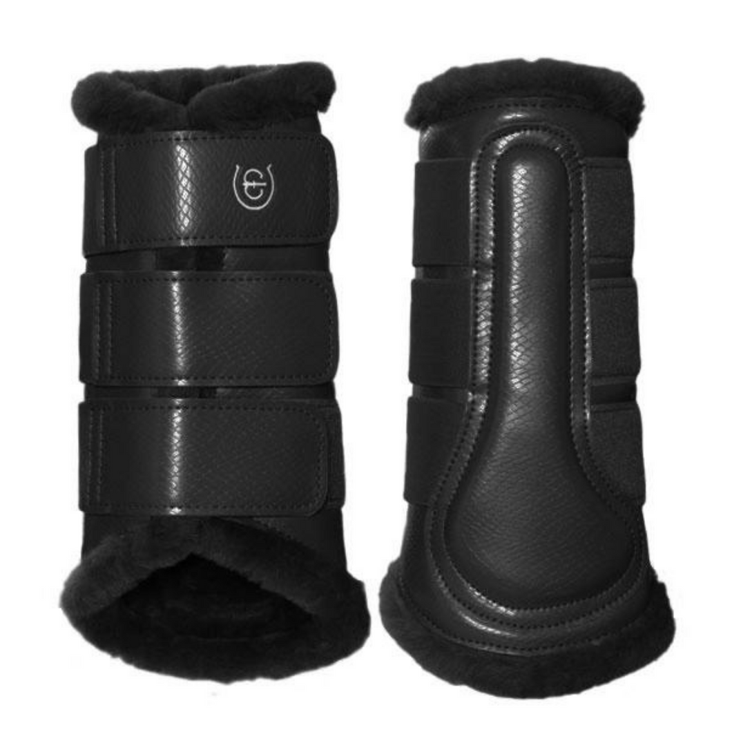 Equestrian Stockholm Brushing Boots - Black Edition