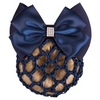 BR Equestrian Diamanté Hair Bow - Navy