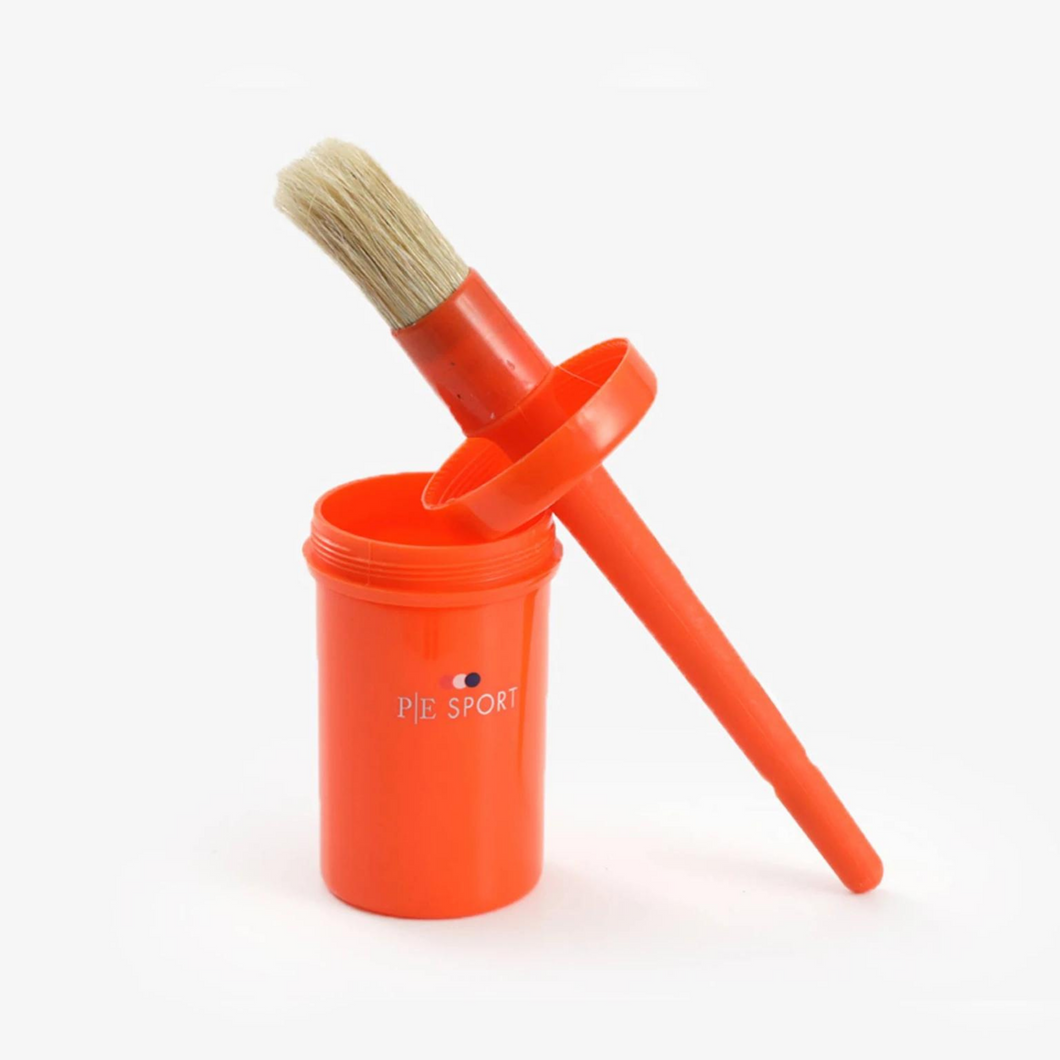 Premier Equine Hoof Oil Brush with Bottle - Orange