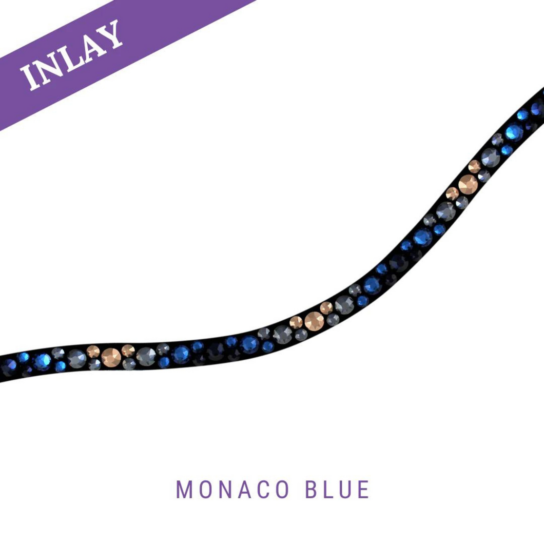 MagicTack Curved Browband - Monaco Blue