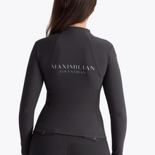 Load image into Gallery viewer, Maximilian Equestrian Long Sleeve Base Layer - Charcoal
