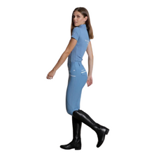 Load image into Gallery viewer, Maximilian Equestrian Pro Riding Leggings - Storm Blue
