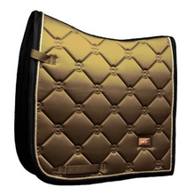 Load image into Gallery viewer, Equestrian Stockholm Dressage Saddle Pad - Golden Brass
