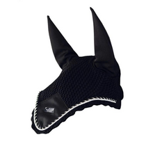 Load image into Gallery viewer, Equestrian Stockholm Ear Bonnet - Black Edition
