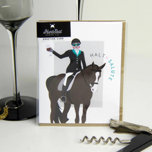 Load image into Gallery viewer, Hunt Seat Paper Co Greeting Card - Halt + Salute
