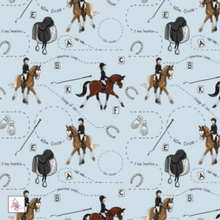 Load image into Gallery viewer, Emily Cole Tea Towel - Dressage

