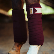 Load image into Gallery viewer, Equestrian Stockholm Bandages - Crystal Merlot

