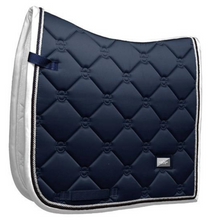 Load image into Gallery viewer, Equestrian Stockholm Dressage Pad - Midnight White
