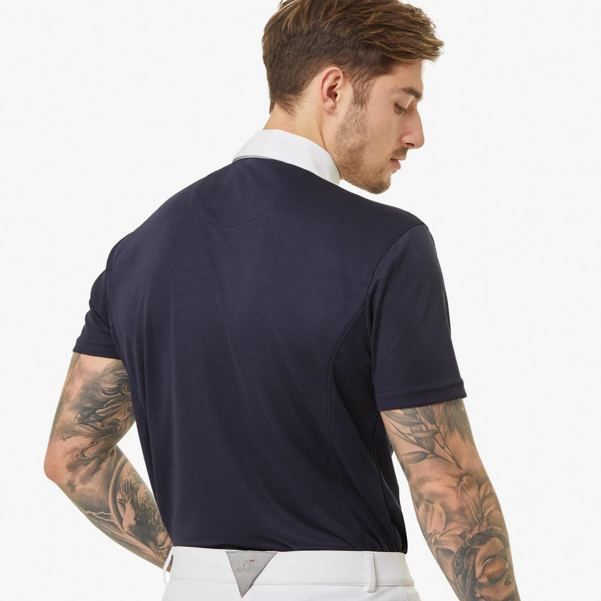 Premier Equine Antonio Short Sleeve Shirt - Navy