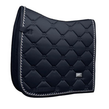 Load image into Gallery viewer, Equestrian Stockholm Dressage Saddle Pad - Midnight Blue
