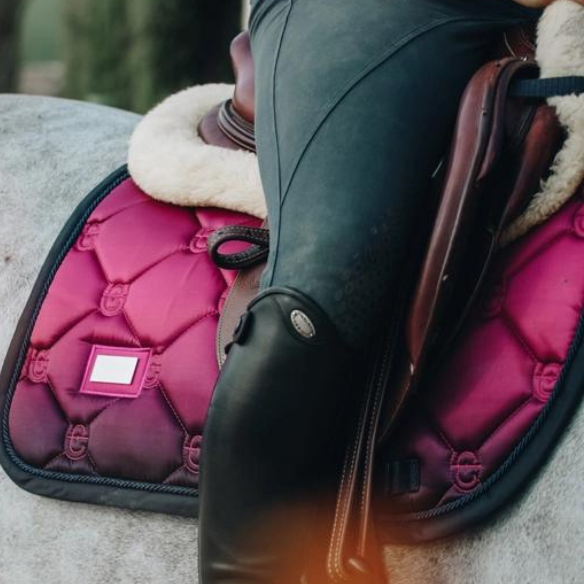 Equestrian Stockholm Jump Pad - Faded Fuschia