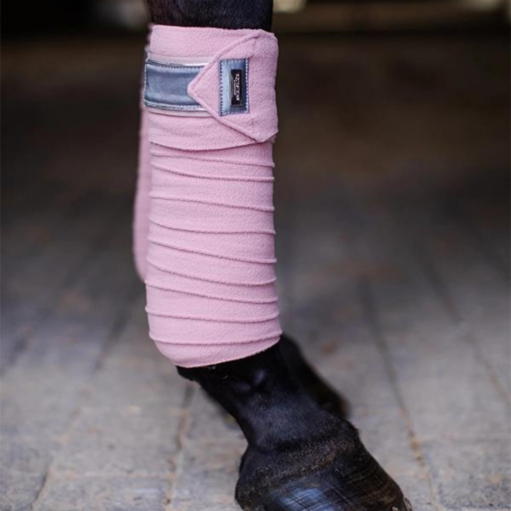 Equestrian Stockholm Bandages - Pink Crystal