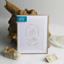 Load image into Gallery viewer, Hunt Seat Paper Co Greeting Card - Manifesting Unicorns
